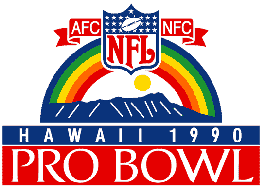 Pro Bowl 1990 Primary Logo iron on transfers for clothing